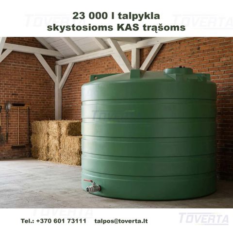 23 000 litrų talpykla skystosioms KAS trąšoms