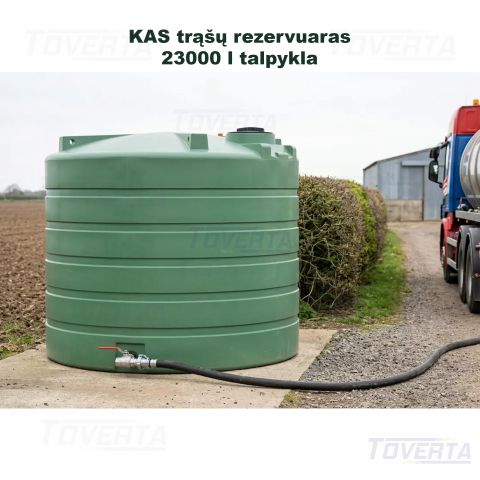 23 000 litrų talpykla skystosioms KAS trąšoms