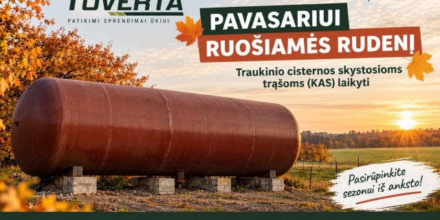 Kodėl skystųjų trąšų laikymu verta pasirūpinti jau rudenį?