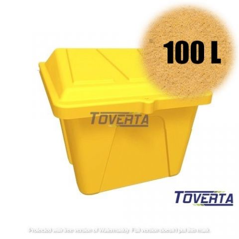 Plastikinė dėžė smėlio / druskos mišiniui laikyti 100 l talpos